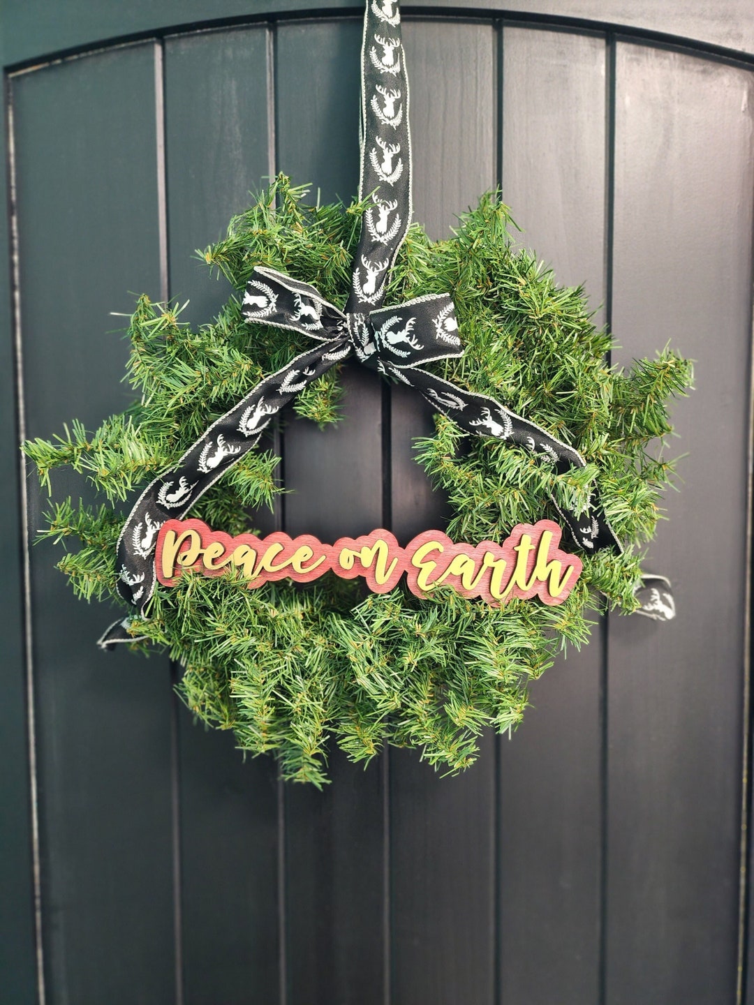 Custom Christmas Sign Personalized Wood Holiday Sign Etsy