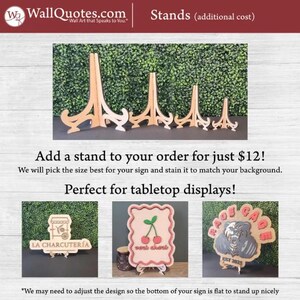 Custom Wood Salon Sign: 3D Laser Cut Business Logo Decor image 6