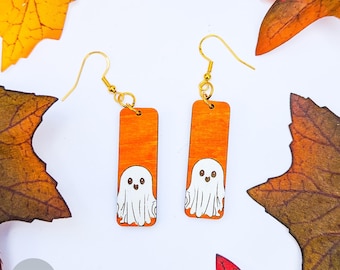 Ghost Earring SVG file for laser or other cutting machines | score and engrave | digital file | glowforge | laser engraving and cutting file