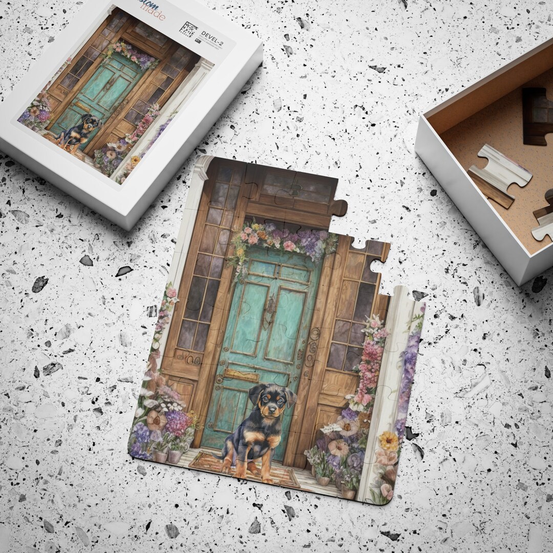 Rottweiler Kids' Puzzle 30-piece Jigsaw Puzzle With - Etsy