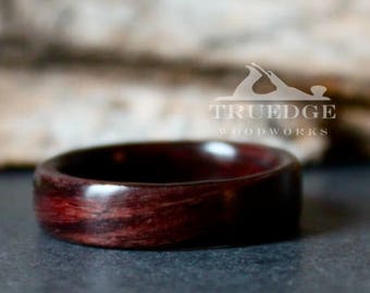 Classic Indian Rosewood Handmade Bentwood ring