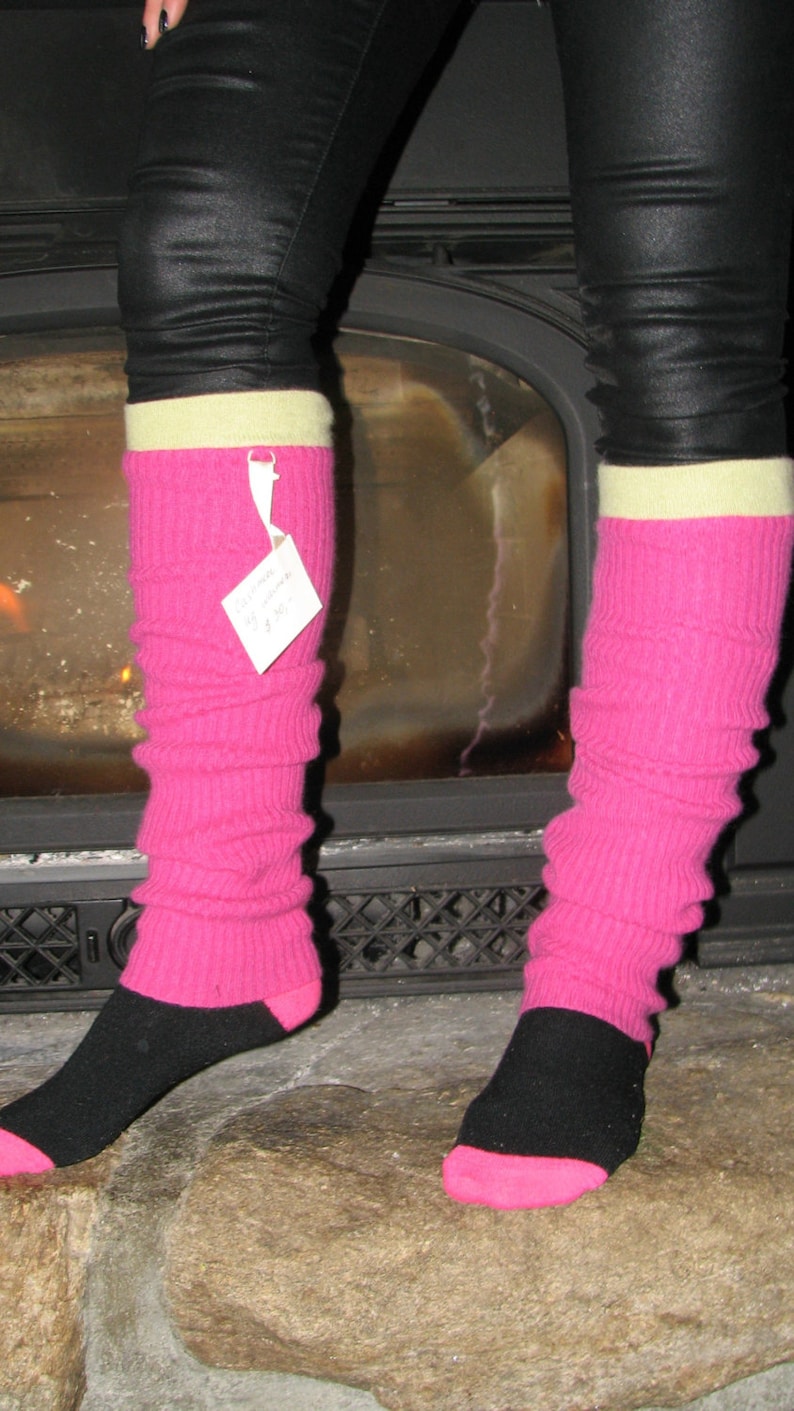 Cashmere Leg Warmers Repurposed Cashmere Etsy