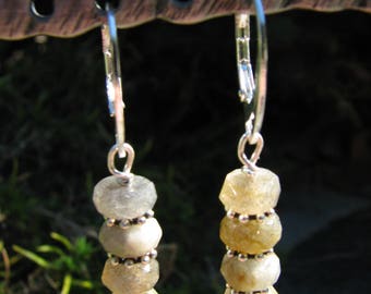 Labradorite, sterling silver earrings