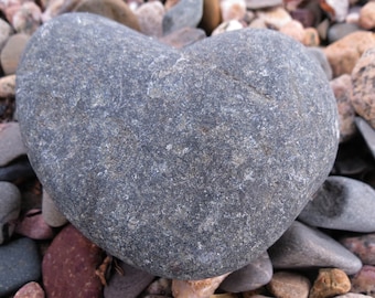 Heart Rock Photo Card: Coastal Scituate MA Love Card