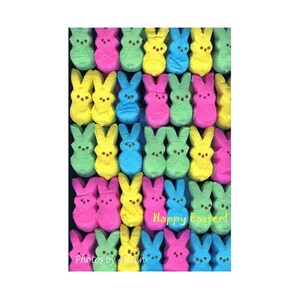 guckt Karte, guckt Hase Karte, Osterkarte, Kaninchen-Karte, Ostern Süßigkeiten-Karte