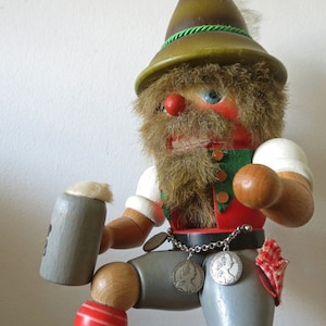 Cartão quebra-nozes de Natal alemão Frohe Weihnachten