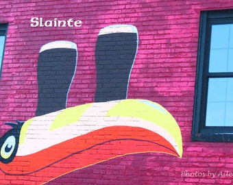 Guinness Toucan St. Patrick's Day Card: Irish Pub Art