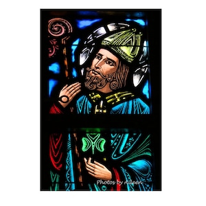 Heilige St. Patrick-Karte, Glasmalerei-St.Patrick-Karte, irische Geschenk, religiöse St Patrick, Miami St Patrick Karte, glücklich St Patricks Day Karte