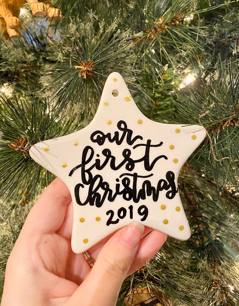 Porcelain Hand-Lettered Ornament