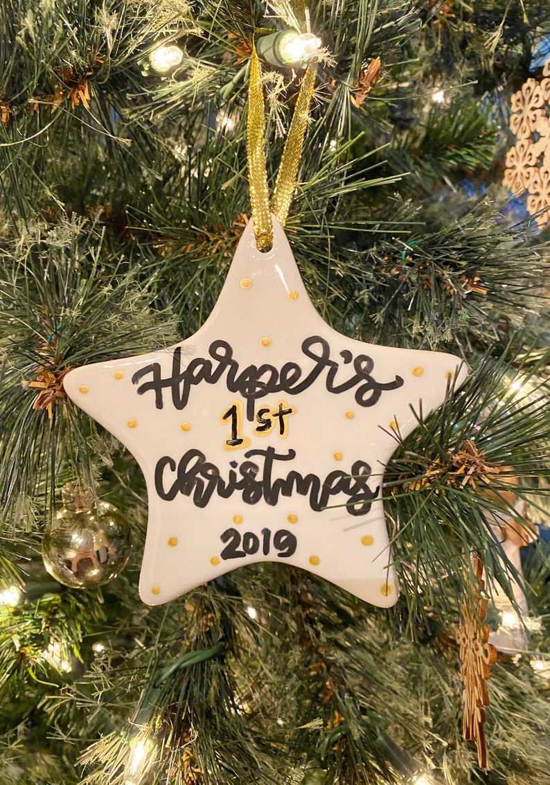Porcelain Hand-Lettered Ornament
