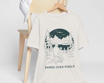 Parks Over Pixels Unisex Short Sleeve Tee
