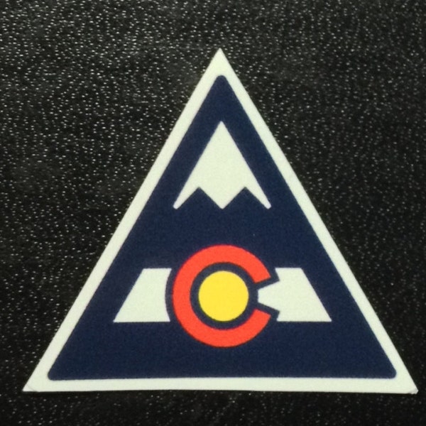 Colorado Flag Mountain A Sticker Vinyl