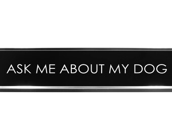 Agenda For The Day let the dog out Funny Quote Aluminum METAL let the dog in