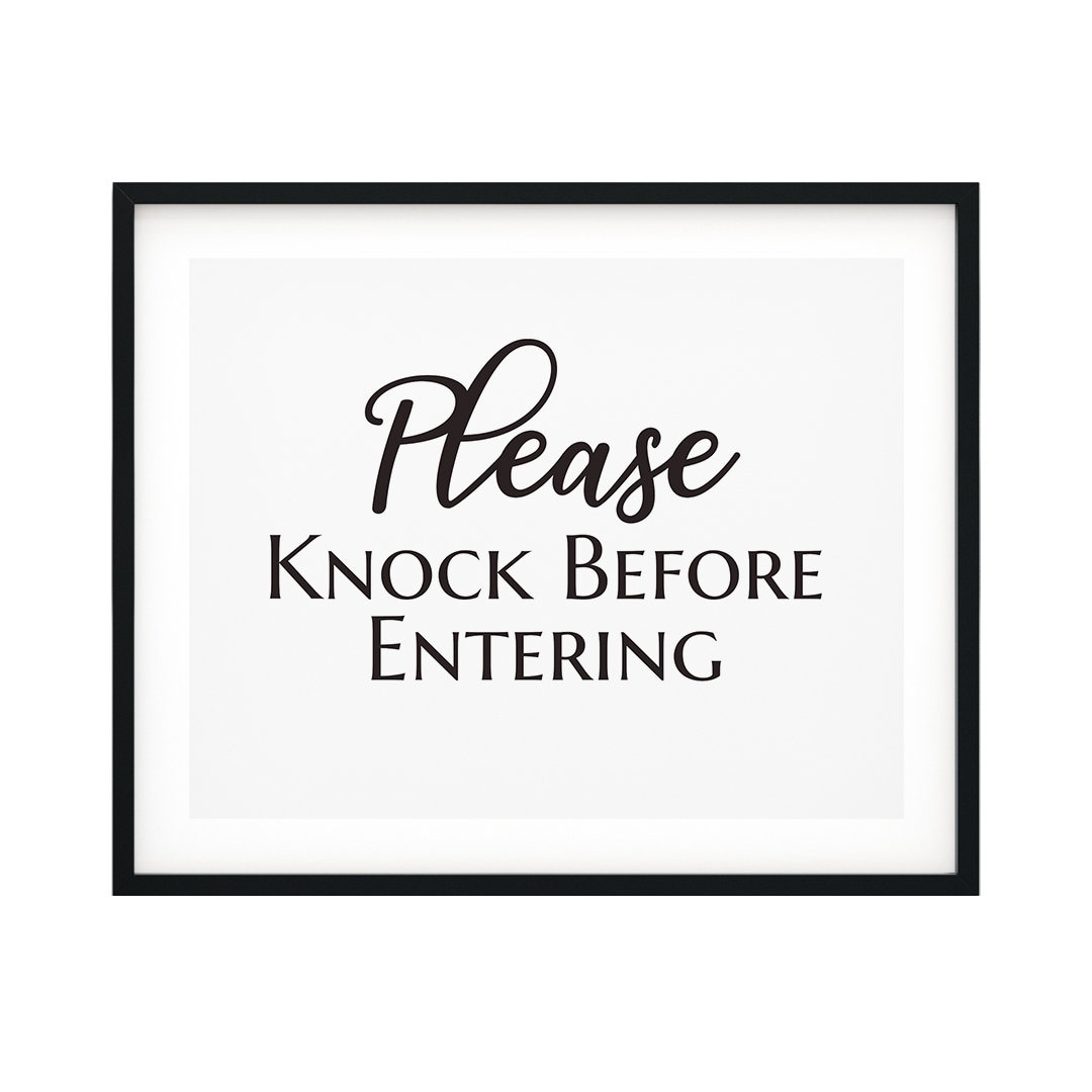 please-knock-before-entering-unframed-print-business-events-decor-wall-art-etsy
