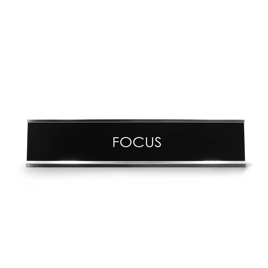 Focus Novelty Desk Sign Etsy