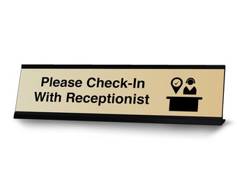 Please Check in Sign - Etsy