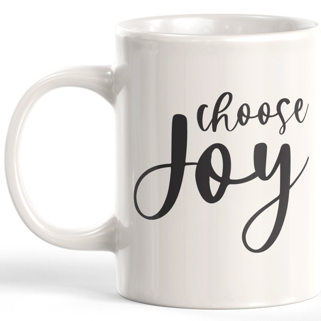 Choose Joy Stoneware Coffee Mug - A Cottage in the City