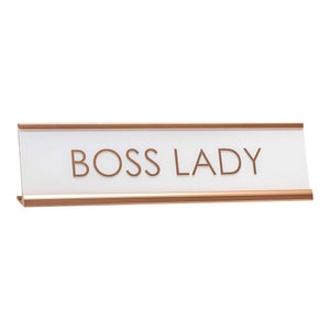 Boss Lady Novelty Desk Sign