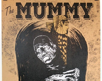The Mummy Boris Karloff Imhotep Mask Re-paint Trick or Treat Studios - Etsy