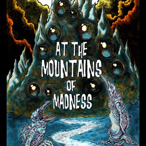 At The Mountains of Madness digital printed 11x17 poster
