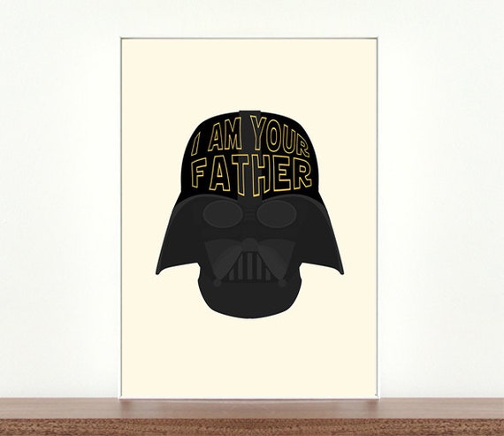 Star Wars Print Darth Vader Poster Quote I Am Your Father Etsy Star Wars Print Darth Vader Poster Quote I Am Your Father Etsy