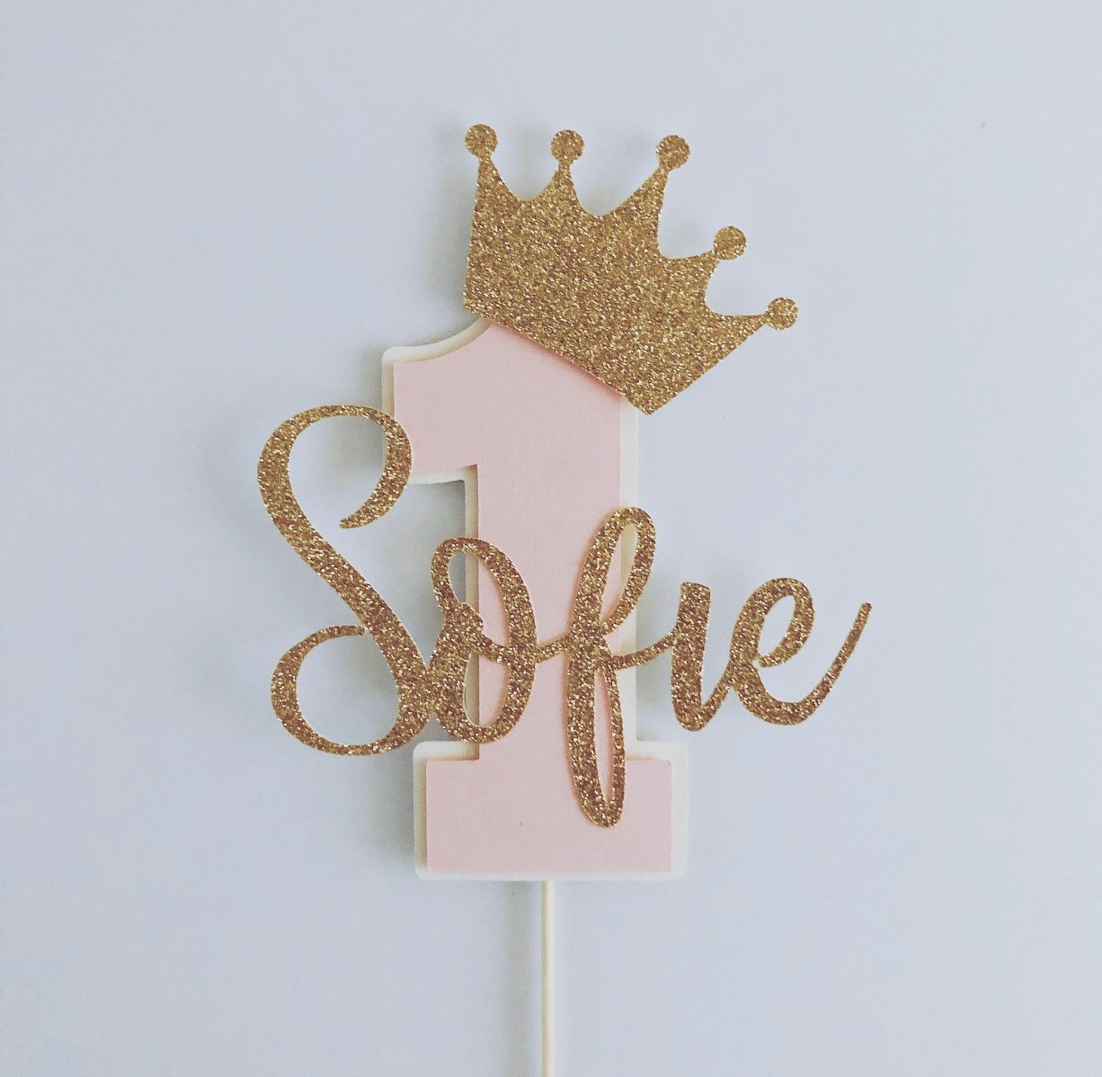 One Cake Topper 1st Birthday Cake Topper Custom Cake Topper - Etsy