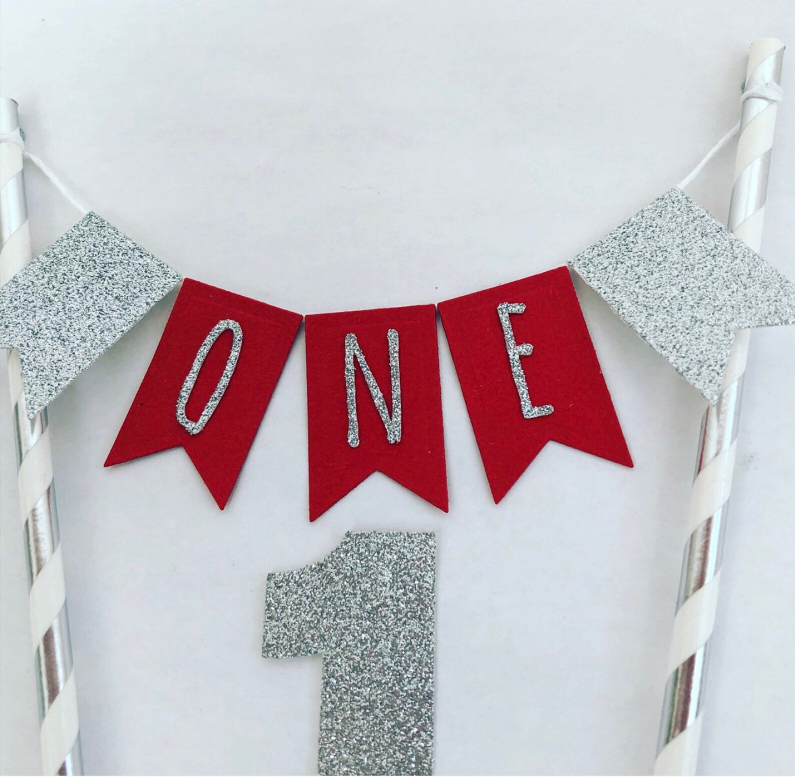 Boys First Birthday Cake Topper 1st Birthday Cake Bunting Boys Etsy