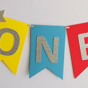 Highchair Bunting, bunting, one bunting, carnival, circus, 1st Birthday Bunting, Highchair Banner, 1st Birthday circus party