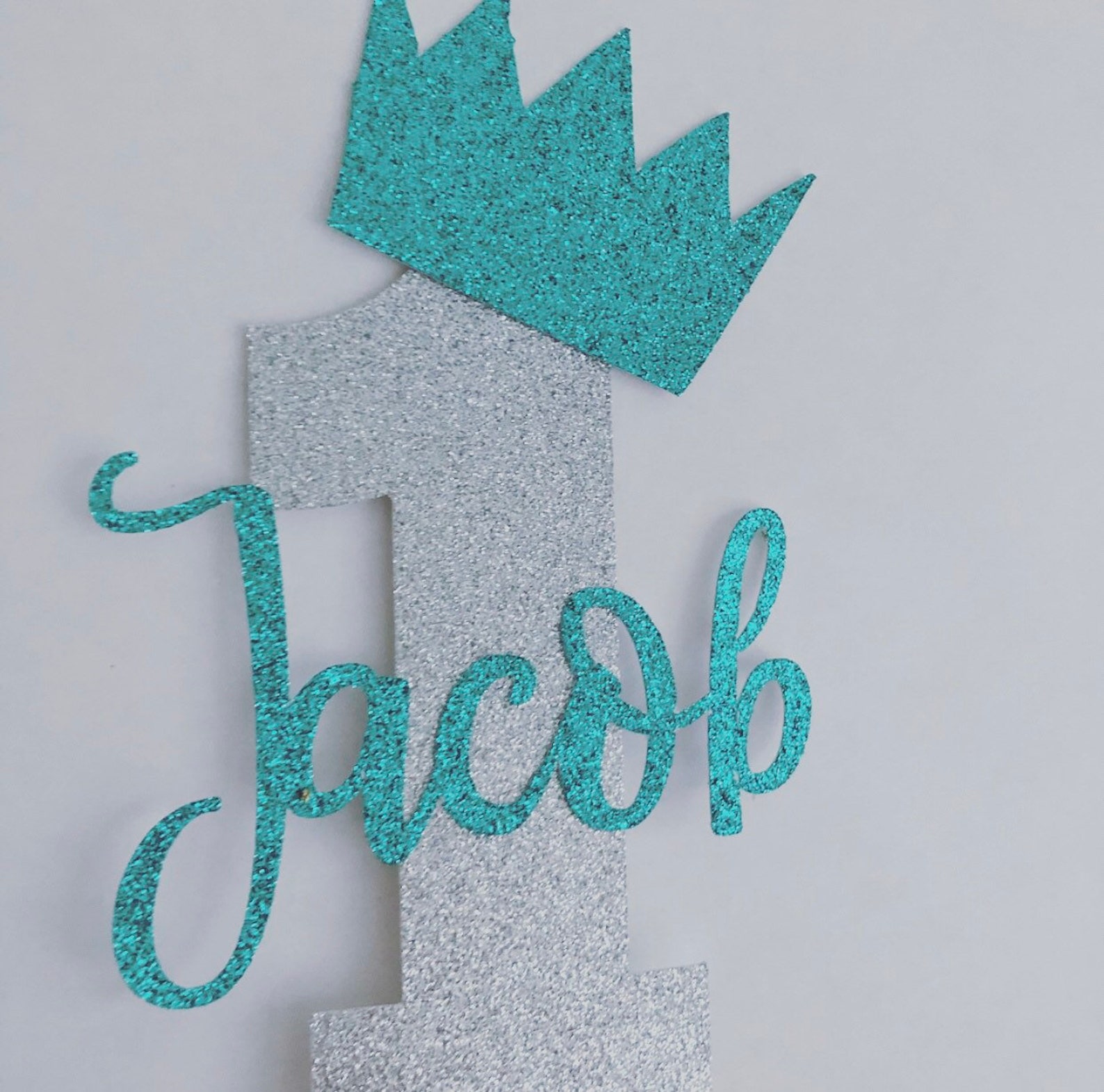 Custom Personalised Number One Cake Topper 1st Birthday | Etsy