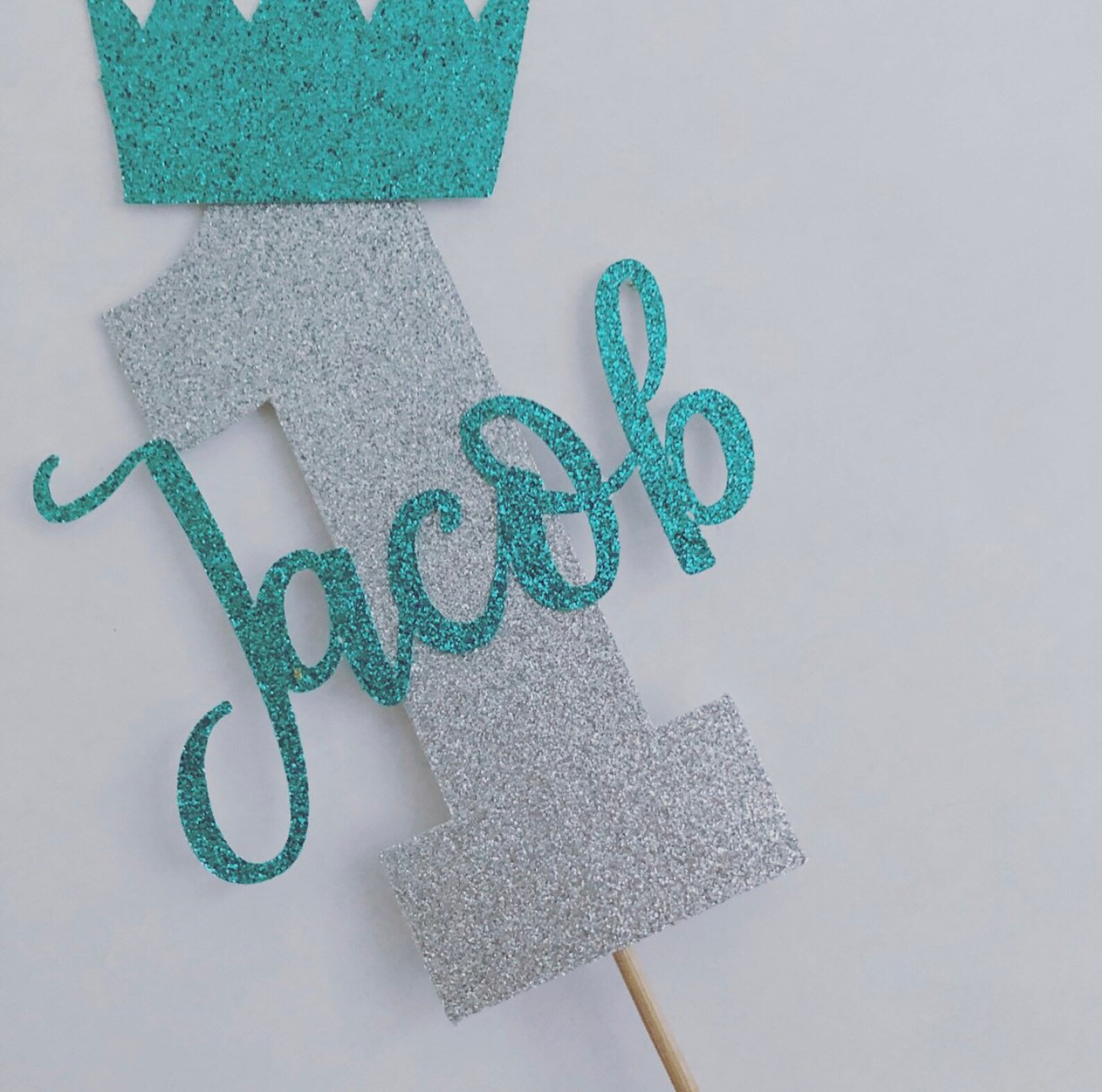 Custom Personalised Number One Cake Topper 1st Birthday | Etsy