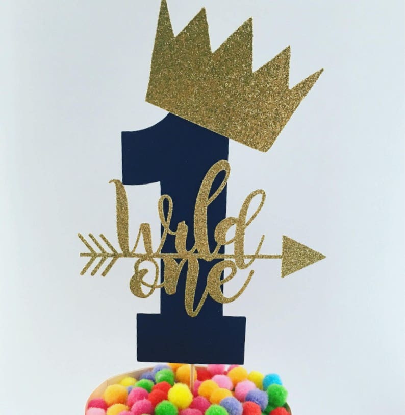 Wild One Cake Topper Wild One Birthday Party Decorations 1st Birthday ...