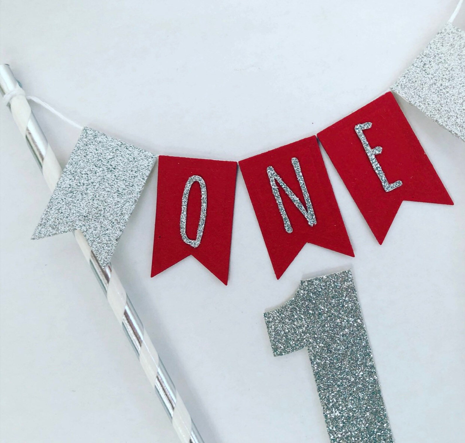 Boys First Birthday Cake Topper 1st Birthday Cake Bunting Boys Etsy