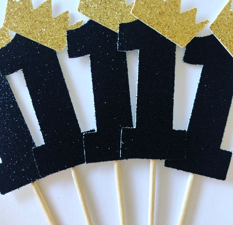 Wild One Cupcake Toppers One Cupcake Toppers Glitter Cupcake Etsy