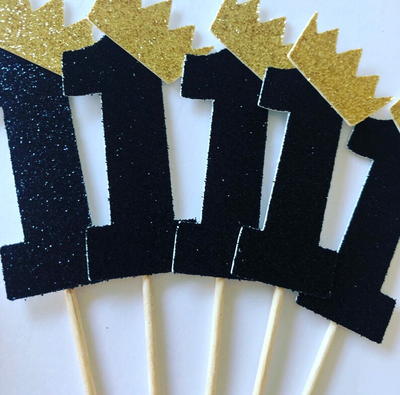 Wild One Cupcake Toppers One Cupcake Toppers Glitter Cupcake Etsy