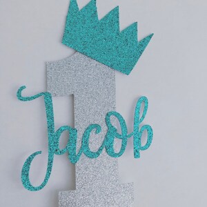 Custom Personalised Number One Cake Topper 1st Birthday Personalized