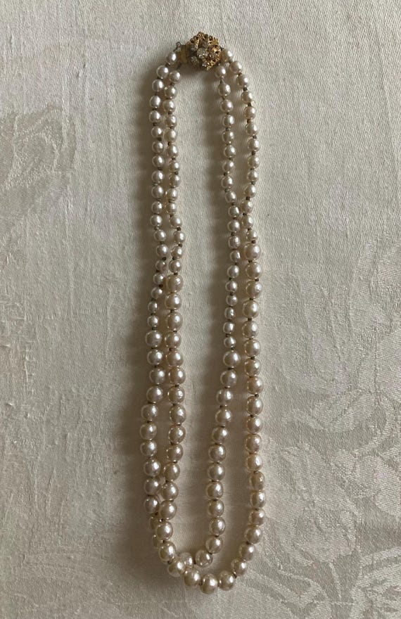 MIRIAM HASKELL *Signed* Double Stranded Baroque P… - image 4