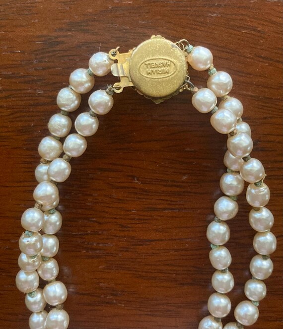 MIRIAM HASKELL *Signed* Double Stranded Baroque P… - image 8