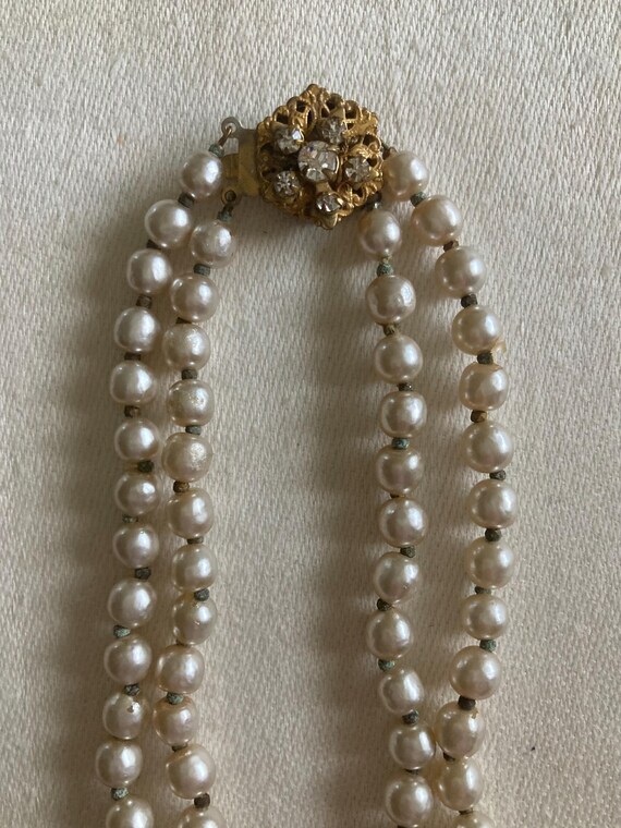 MIRIAM HASKELL *Signed* Double Stranded Baroque P… - image 7