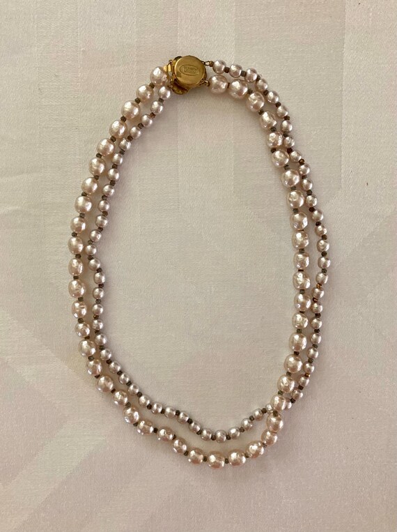 MIRIAM HASKELL *Signed* Double Stranded Baroque P… - image 5