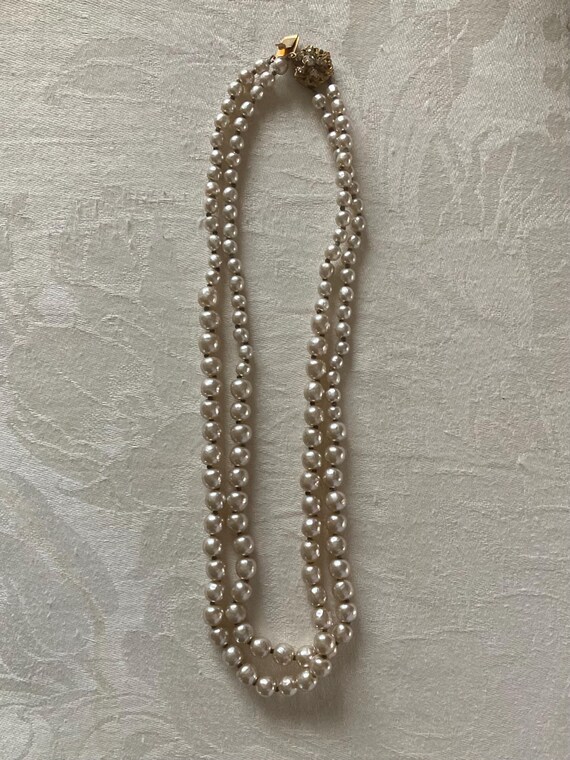 MIRIAM HASKELL *Signed* Double Stranded Baroque P… - image 5