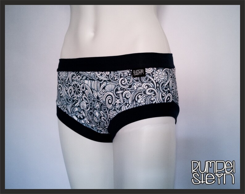 Panty Hipster Cotton Treasure Hunt navywhite