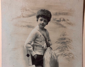 Vintage French postcard, WWI era