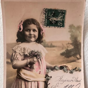 Vintage French Postcard, WWI Era