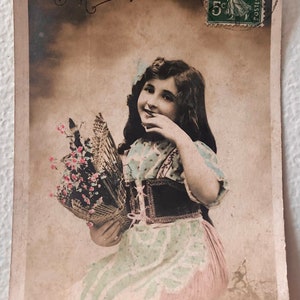 Vintage French Postcard, WWI Era