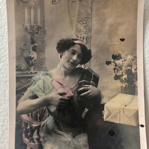 Vintage French Postcard, WWI Era