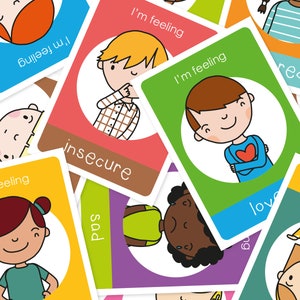 Tarjetas de emociones imprimibles Tú + Yo