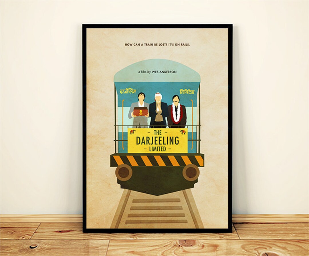 The Darjeeling Limited by Wes Anderson.  Minimal movie posters, Movie  posters minimalist, Alternative movie posters