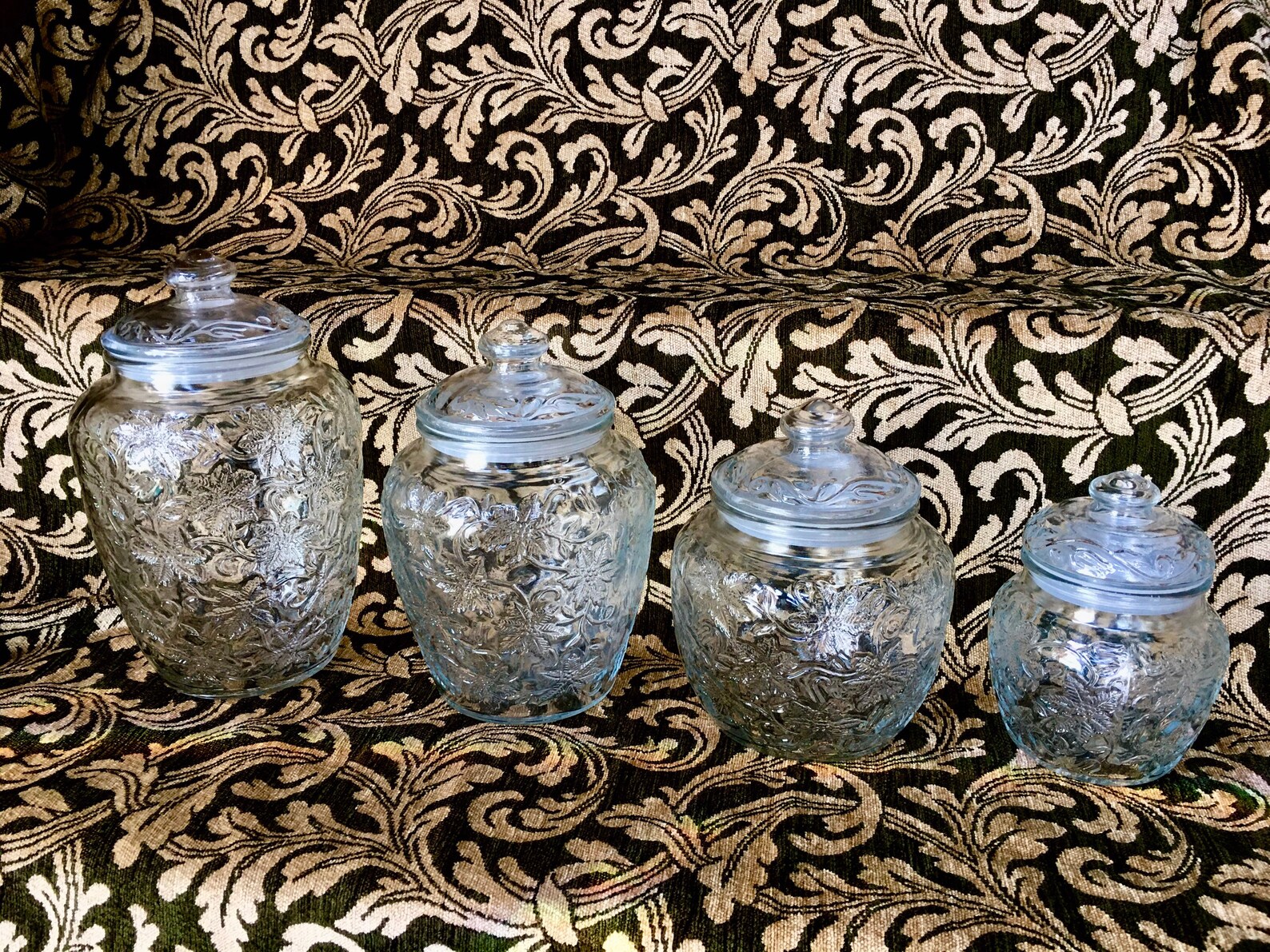 Vintage Princess House FANTASIA Kitchen Storage CANISTER SET Etsy