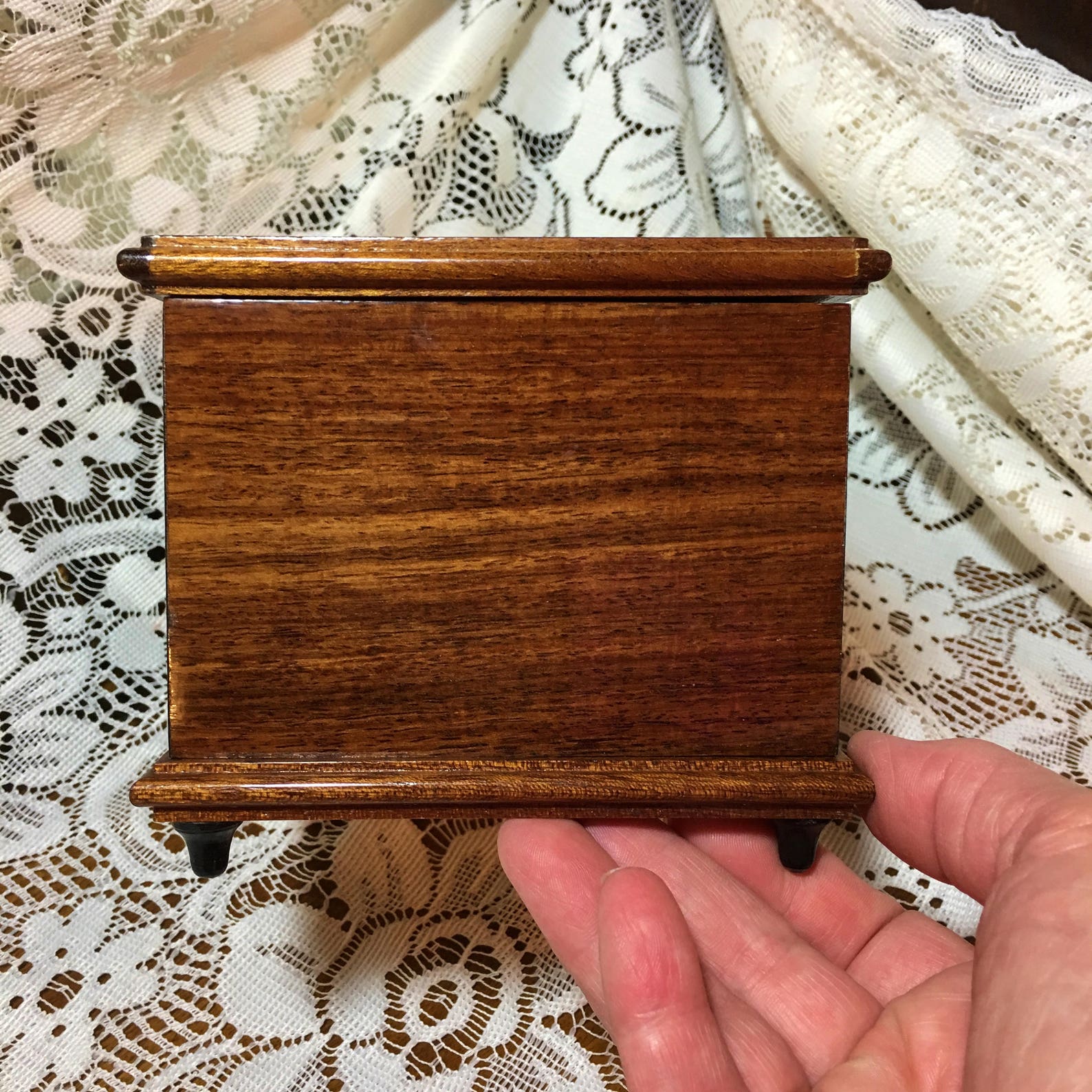 Vintage Italian Inlaid Wooden CIGARETTE Dispenser MUSIC BOX Etsy