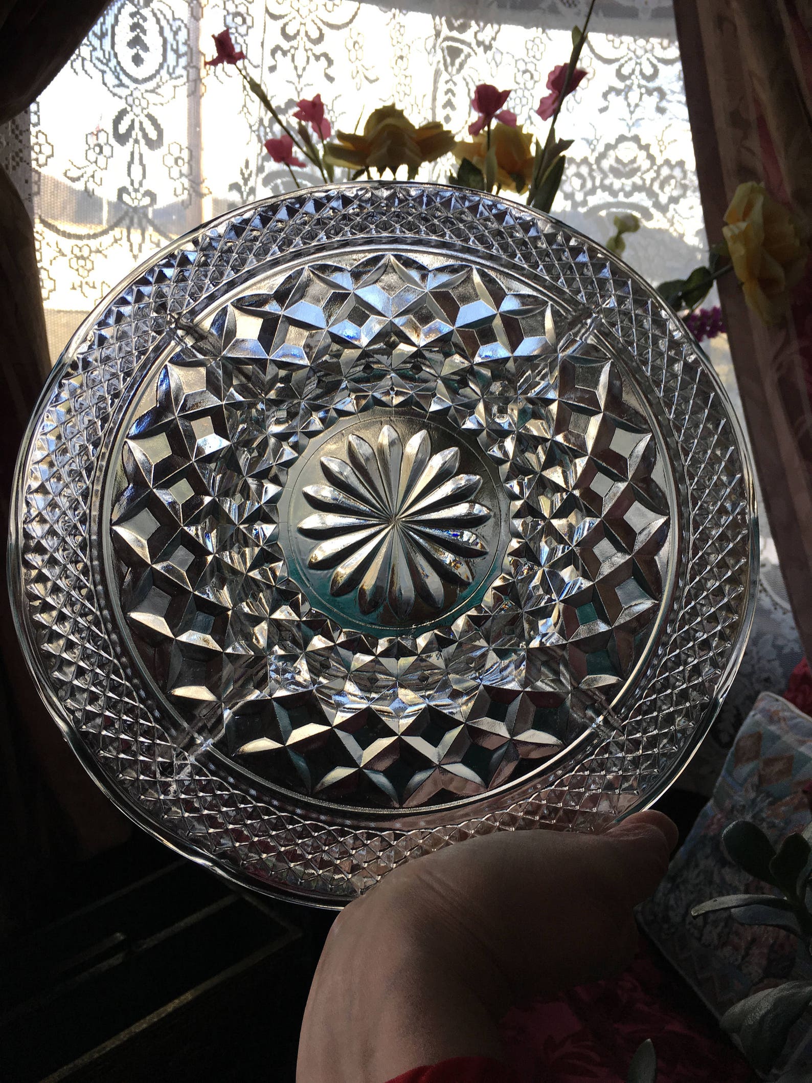 Vintage WEXFORD Lead Crystal Relish Serving TRAY Made by Etsy